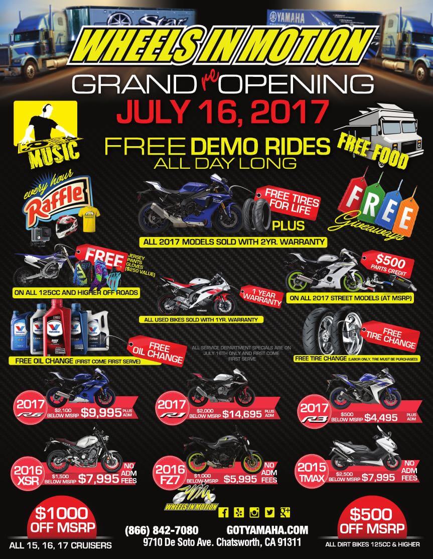 Re-Opening of Wheels In Motion